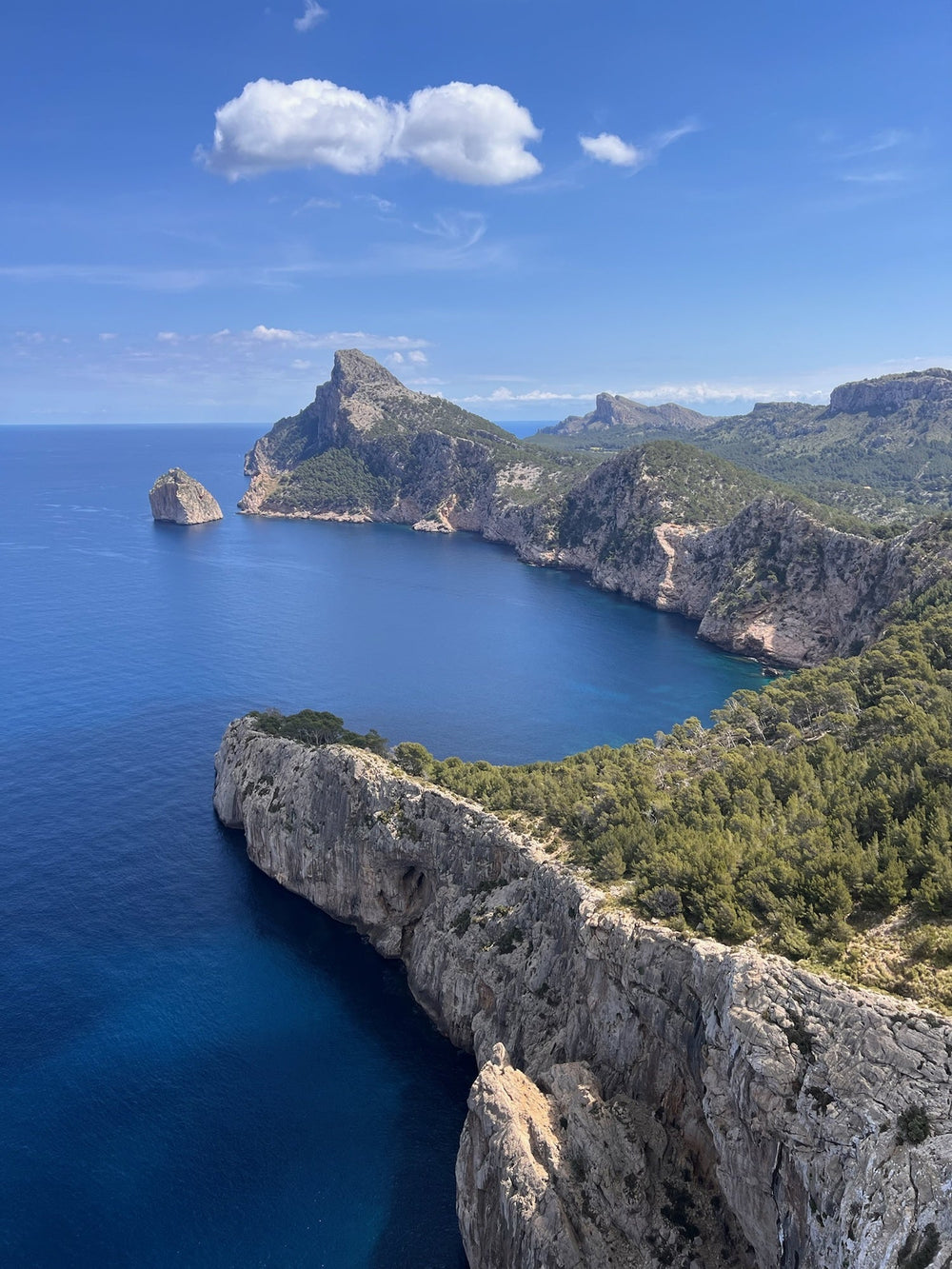 The cliffs of Formentor, Mallorca