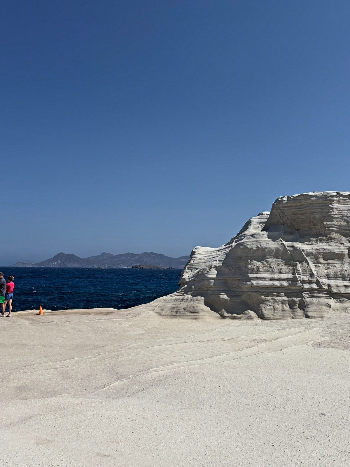 The white volcanic rock of Sarakiniko, Milos