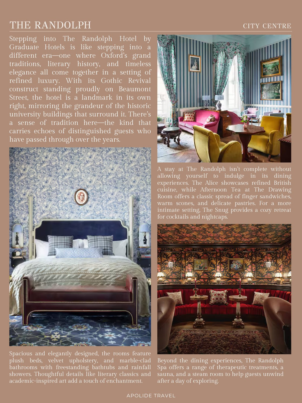A sample page from the Oxford guide